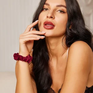 16Momme Ren Siden Mjuk Klassisk Hårsnodd - 2cm