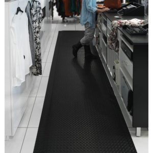 Arbetsmatta Yoga Deck Zedlan 0,9×12,2 m svart