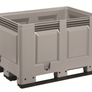 3 st pallcontainer med medar – 535 liter