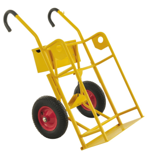 Gastubskärra 2 tuber – Luftgummihjul