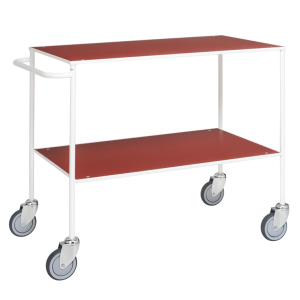 Helsvetsat rullbord 1000x580x850 Röd/Vit