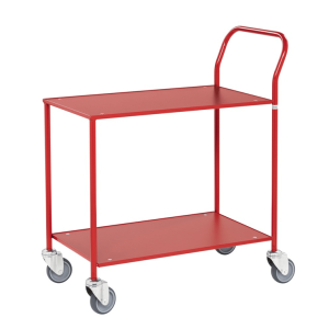 Helsvetsad bordsvagn 840x430x970 Röd/Röd