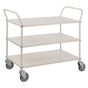 Kontorsvagn 3 plan 1080x480x940 mm Vit