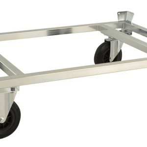 Låg pallvagn med pallstyrning 1200x800x305 – Broms