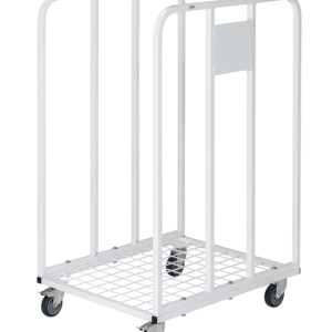 Rullcontainer med 2 väggar 530x630x1000 mm Vit