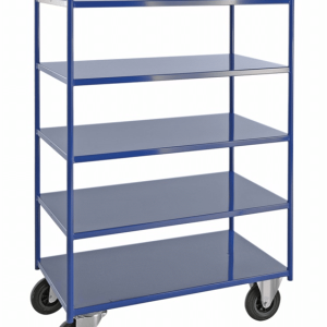 Tung helsvetsad hyllvagn 5 plan