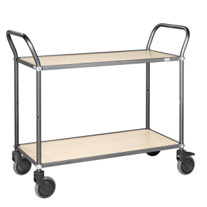 Hyllvagn 2 plan björk 1100x430x940 mm