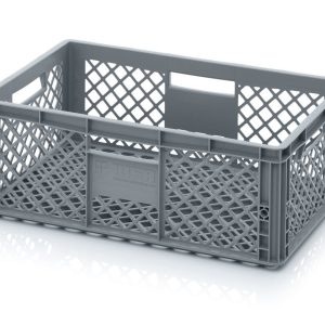10-pack perforerade förvaringsbackar i plast
