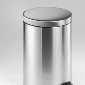 Pedalhink rostfritt stål – 12 liter